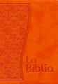 Biblia mujer naranja