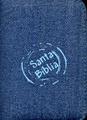 Biblia jean sello azul con cierre