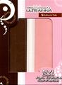 Biblia compacta ultrafina marron-rosa