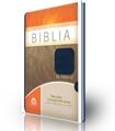 Biblia de regalo y premio NBD, piel imitada azul