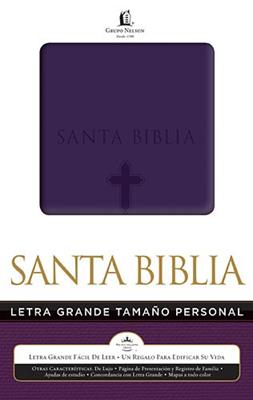Biblia Letra Grande Tamaño Manual Purpura