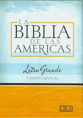 La Biblia de las Américas Letra Grande Tamaño Manual (Imitación piel color negro)