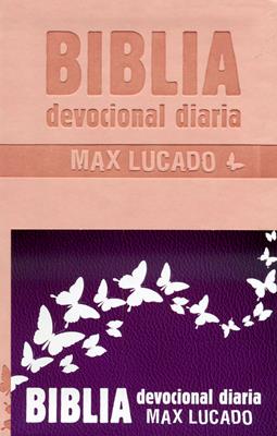 Biblia Devocional Max Lucado - Rosa