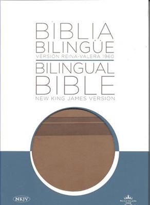 Biblia Bilingue RV60 NKJ (Flexible Imitación Piel Café) [Bíblia]