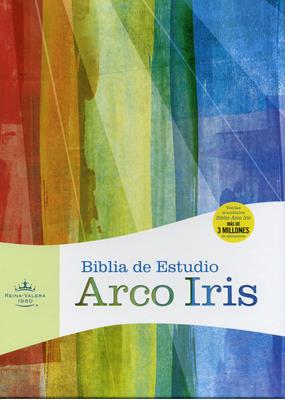Biblia De Estudio Arco Iris (Piel Fabicada) [Biblia]