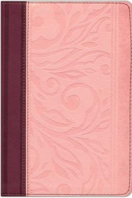 Biblia Tamaño Manual con Referencias Borravino Rosado