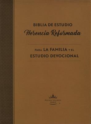 Biblia De Estudio Herencia Reformada Imitación Piel Cafe