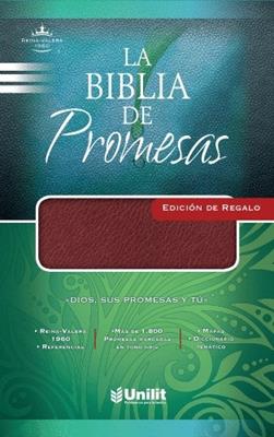 Biblia De Promesas Edición Regalo Imitación Piel Vino