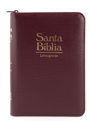 Biblia RVR60 Letra Grande PJR Vinotinto