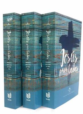 Biblia Promesas RVR60 Rustica Misionera Jesús Para Todos (Flexible Rustica Gráfico Cruz) [Bíblia]