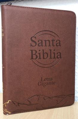 Biblia-RVR-Cafe-Canto Dorado-PJR-Letra Gigante (Imitacion Piel )