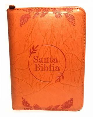 Biblia RVR 045CZLG PJR Naranja Canto Dorado