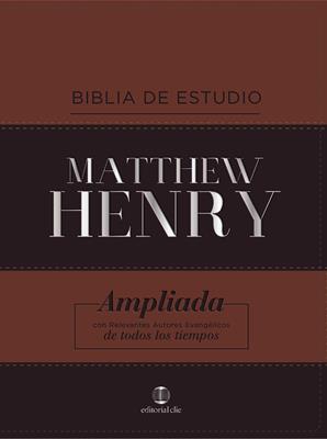 Biblia Estudio Matthew Henry/RVR/Piel Especial Indice