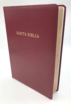 Biblia RVR60/Letra Super Gigante/Borgoña/Imitacion Piel