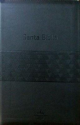 Biblia RVR60/Tamaño Personal/Letra Grande/Cierre/Negro (Imitación Piel)