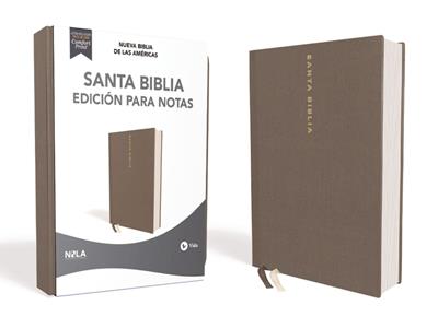 Biblia NBLA/Para Notas/Letra 10/Tapa Dura/Gris