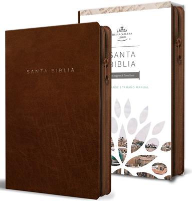 Biblia RVR60/Letra Grande/Tamaño Manual/Marron