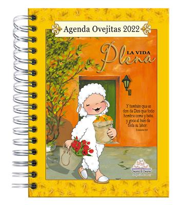 Agenda Ovejitas La Vida Plena 2022 Amarilla