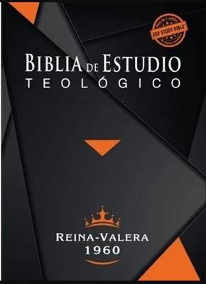 Biblia De Estudio Teologico/RVR089cTILGEE/Negro Indice Piel (Imitación piel con Cierre)