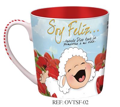 Taza Ovejitas Soy Feliz (REF: OVTSF-02)