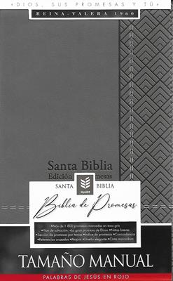 Biblia/RVR60/Promesas/Manual/Imitacion Piel/Cierre/Gris