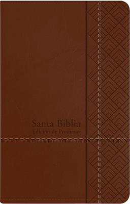 Biblia/RVR60/Promesas/Manual/Imitacion Piel/Cierre/Cafe