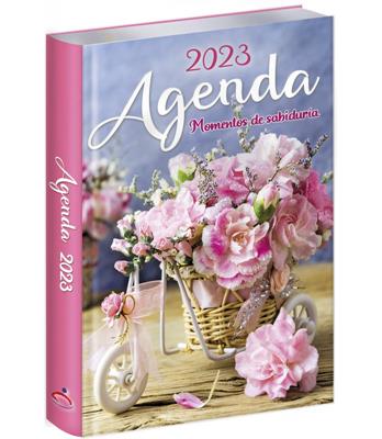 Agenda Momentos De Sabiduría 2023 Bicicleta Rosas