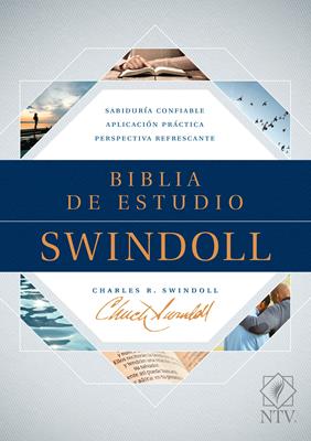 Biblia De Estudio Swindoll/NTV/Tapa Dura/Azul/Indice (Tapa Dura)