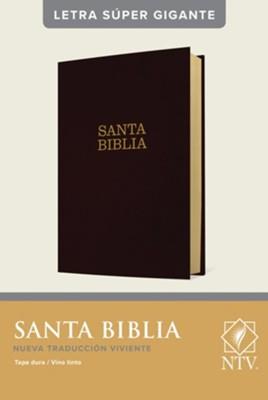 Biblia/NTV/Letra Super Gigante/Tapa Dura/Vinotinto/Indice