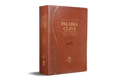 Biblia De Estudio Palabra Clave RV60/Imitacion Piel Marron/Indice