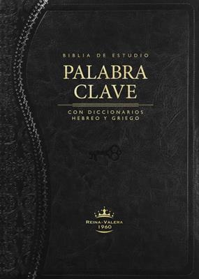 Biblia De Estudio Palabra Clave RV60/Imitacion Piel/Negro/Indice