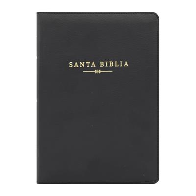 Biblia RVR60/Manual/Letra Grande/Simil Piel/Negro/Cierre/Indice