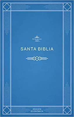 Biblia RVR1960/Economica De Evangelismo/Azul/Tapa Rustica