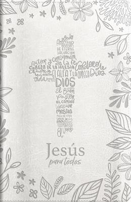 Santa Biblia de Promesas RVR-1960, Jesús para todos, Letra Grande / Tamaño Manual, Piel especial con índice, Marfil