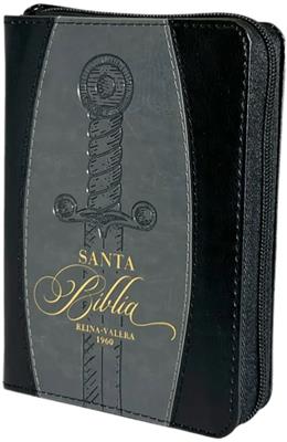 Biblia RVR60 025czti PJR - Expresión  Negro/gris Espada