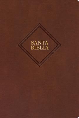 Biblia RVR60/ Letra Gigante/ Cafe Piel Fabricada Ed.2023