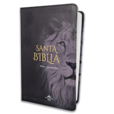 Biblia /RVR6062c /LG PJR Leon Imitación Canto Blanco