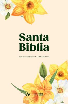 Biblia NVI Revision 2022/ Tamaño Manual/ Flor Amarilla Rustica