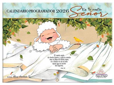 Calendario Ovejitas Programador 2026 / Verde