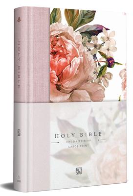 Biblia KJV Holy Bible/ Ingles/ Rosa Flores TD