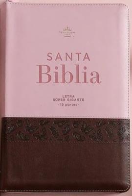 Biblia RVR6088czti LSGi/ 19pts Agora/ Rosa Cafe/ Cierre Ind.