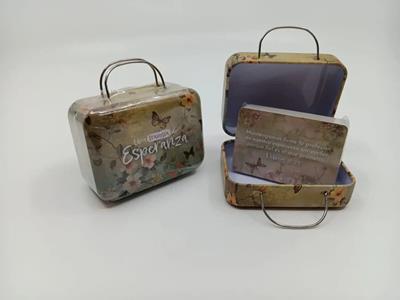 Caja De Promesas Metálica Maleta/ Una Travesía De Esperanza