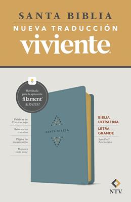 Biblia NTV Azul Letra Grande/ Ultrafina Filament