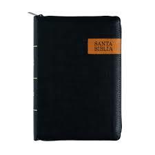 Biblia RVR60/ Manual L.Gigante/ Negro/ Cierre Indice