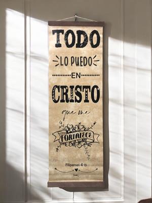Pergamino Todo lo Puedo en Cristo