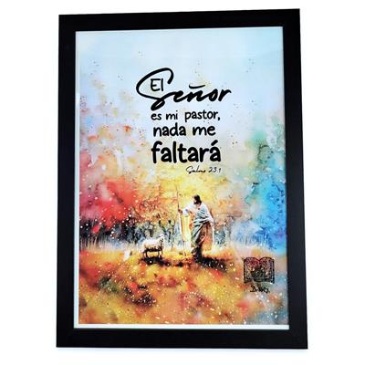 Cuadro De Arte Interactivo/ El Señor Es Mi Pastor