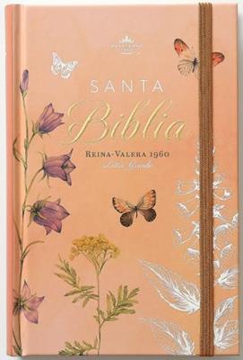 Biblia RVR6065c/ Primavera Coral/ Tapa Dura Elastico