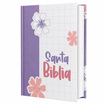 Biblia /RVR043LG/Lila Blanco