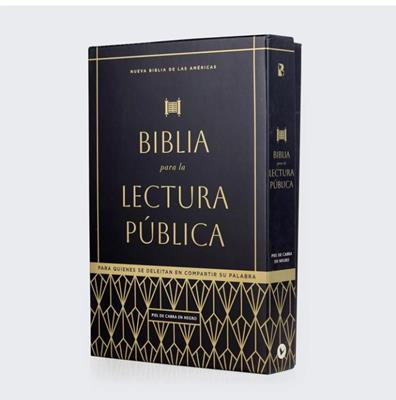 Biblia NBLA Para La Lectura Publica/ Negra Versificada LG/ Piel De Cabra
