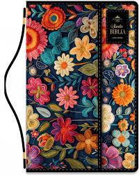 Biblia RVR60c Exquisita/ Impacto Floral Manija Iman